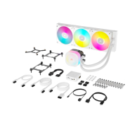 CORSAIR iCUE LINK TITAN 360 RX RGB White 3x120mm - 1300119 - zdjęcie 4